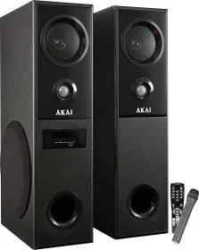 Akai HA-TS70 70W Mini Twin Bluetooth Tower Speaker