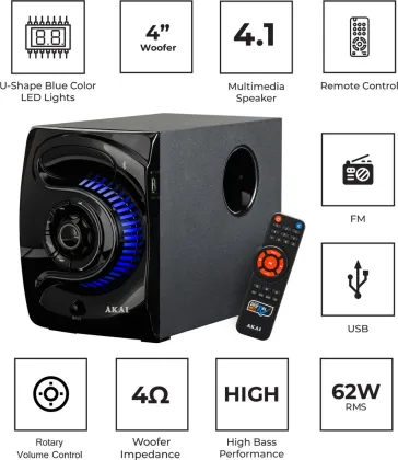 Akai Jazz MS4460 4.1 Channel 62W Home Theatre - image 3