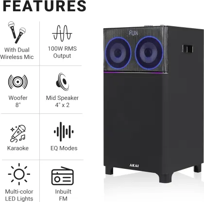 Akai UltraBoom 100W Bluetooth Speaker - image 4