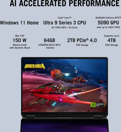 Asus ROG Zephyrus Duo 16 OLED (2026) GX651AX-SR099WS Gaming Laptop (Intel Core Ultra 9 386H/ 64GB/ 2TB SSD/ Win11/ 24\GB Graphics RTX 5090) - image 3