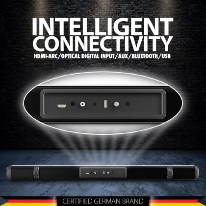 Blaupunkt SBW08 220W 2.1 Channel Bluetooth Soundbar - image 4