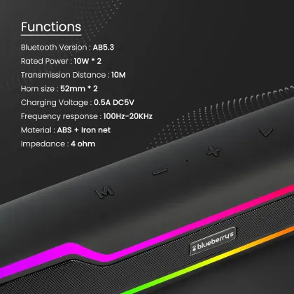 Blueberry LORO 20W Bluetooth Soundbar - image 3