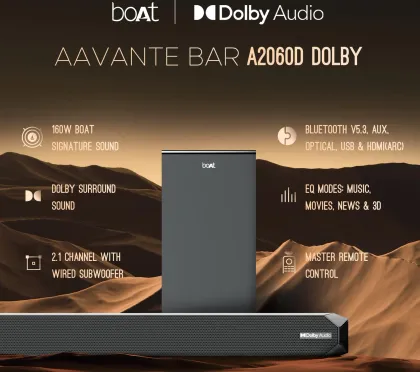 boAt Aavante Bar A2060 160W Bluetooth Soundbar - image 3