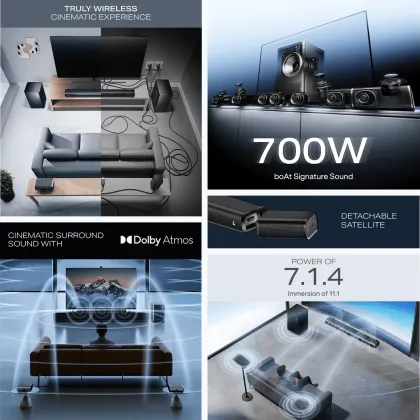 boAt Aavante Prime X 700W 7.1.4 Channel Soundbar - image 4