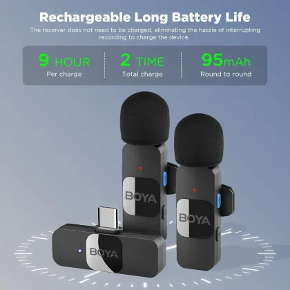 Boya BY-V20 Wireless Microphone System - image 4