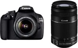 Canon CANON EOS 1200D DSLR CAMERA WITH EF-S 18-55 & 55-250 IS II LENS - image 2