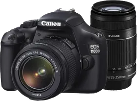 Canon EOS 1100D SLR (Double Lens Kit (EF-S 18-55mm IS II+EF-S 55-250mm IS II)) - image 1