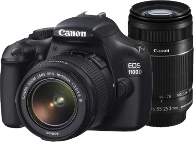 Canon EOS 1100D SLR (Double Lens Kit (EF-S 18-55mm IS II+EF-S 55-250mm IS II)) - image 2