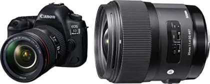 Canon EOS 5D Mark IV 30.4 MP DSLR Camera (Canon 24-105mm is II USM + Sigma 35mm F/1.4 DG) - image 2