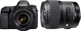 Canon EOS 6D Mark II 26.2MP DSLR Camera (EF 24-105 mm F/4L IS II USM + Sigma 35mm F/1.4 DG) - image 1