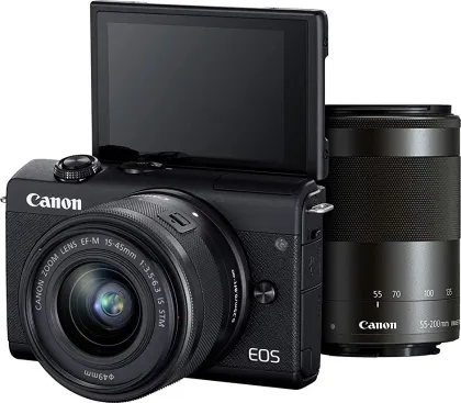 Canon EOS M200 Mirrorless Camera with EF-M15-45mm and EF-M55-200mm STM Lens - image 2