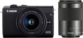 Canon EOS M200 Mirrorless Camera with 15-45 and 55-200 mm Lens - image 1