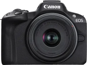 Canon EOS R50 24.2MP Mirrorless Camera with 18-45mm & 55-210mm Lens - image 1