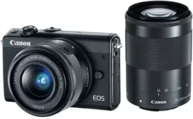 Canon M100 Mirrorless Camera (EF-M15-45mm + EF-M55-200mm) - image 1