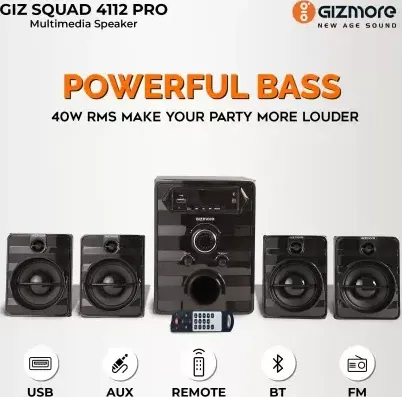 Gizmore Giz Squad 4112 Pro 40W Bluetooth Home Theatre - image 3