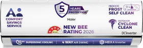Haier HSA14KU-CAI4NB-I 1 Ton 4 Star 2026 Inverter Split AC
