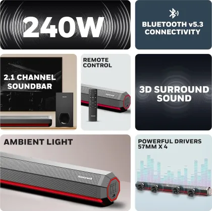 Honeywell Trueno U4000 240W Soundbar - image 3