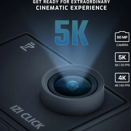 IZI Click Plus 50MP Sports and Action Camera - image 3