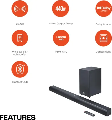 JBL Cinema SB590 440W Wireless Home Theatre - image 3