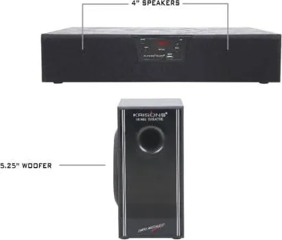 Krisons Avarin 2.1 Channel 100 W Bluetooth Soundbar - image 3