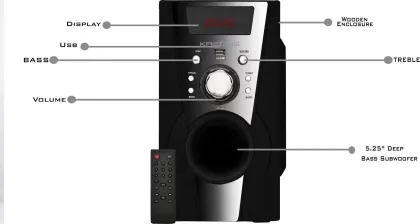 Krisons Jambox 5.1 Channel Home Theatre - image 3