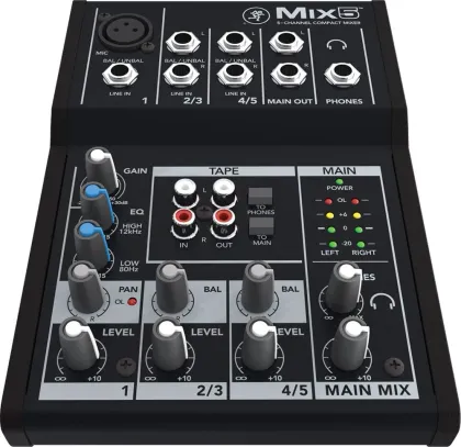 Mackie Mix-5 5 Channel Sound Mixer - image 4