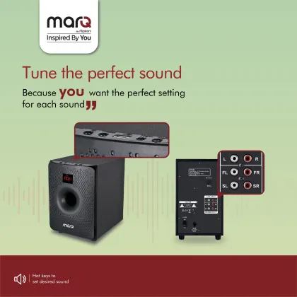 MarQ by Flipkart MQ60HT41 4.1 Channel 60W Home Theatre - image 4