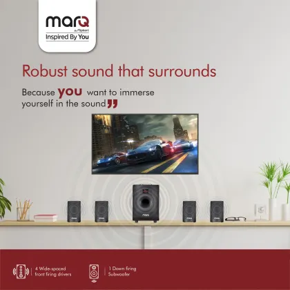 MarQ by Flipkart MQ60HT41 4.1 Channel 60W Home Theatre - image 3