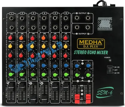 Medha SEM-6 6 Channel Analog Sound Mixer - image 2