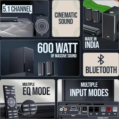 Mivi Fort Hip-Hop 6000 600W Soundbar - image 3