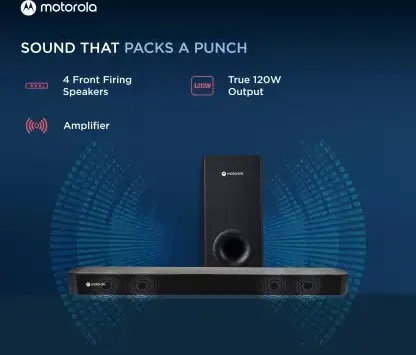 Motorola AmphisoundX 120 W Bluetooth Soundbar - image 3