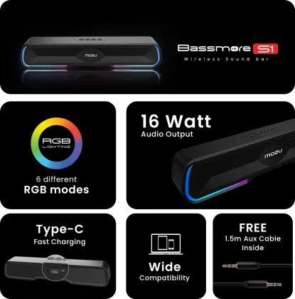 Mozu Bassmore S1 16W Bluetooth Soundbar - image 5