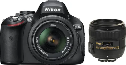 Nikon D5100 (with AF-S 18 - 55 mm VR Kit + AF-S NIKKOR 50 mm F/1.8G Le DSLR Camera) - image 2