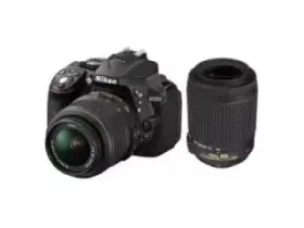 Nikon D5200 DSLR Camera (AF-S 18-55mm + 55-200mm VR Lens) - image 1