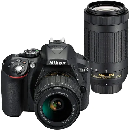 Nikon D5300 DSLR Camera (AF-P 18-55 & AF-P 70-300mm VR) - image 2