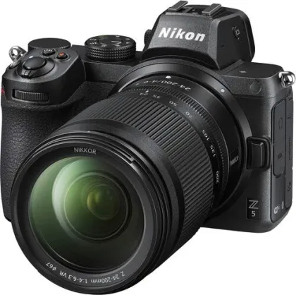 Nikon Z5 24MP Mirrorless Camera with Nikkor 24-200 mm F/4-6.3 VR Lens & Nikkor 35mm F/1.8 S Lens - image 3