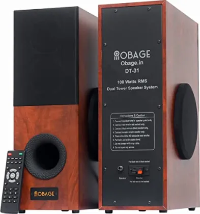 OBAGE DT-31 Dual Tower Home Theatre System - image 3