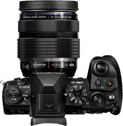 OLYMPUS OM-D E-M1 Mark II 20.4MP Mirrorless Camera with 12-40mm Lens F/2.8 Macro Lens - image 5