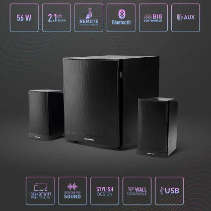Panasonic SC-HT250GW-K 2.1 Channel 56 W Bluetooth Home Theatre - image 3