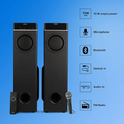 Philips Audio SPA9070 70 W Tower Speaker - image 3