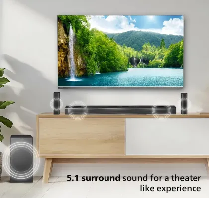 Philips TAB4518 240W Soundbar with Wireless Satellites and Subwoofer - image 4