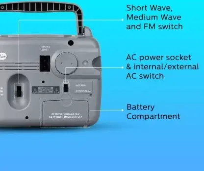 Philips Trishul RL118 Portable FM Radio - image 5