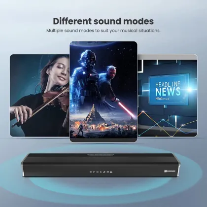 Portronics Sound Slick 5 80W Wireless Soundbar - image 4