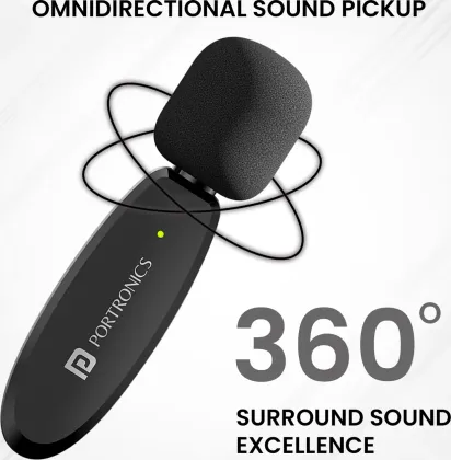 Portronics Vlogmate Omnidirectional Wireless Microphone - image 3