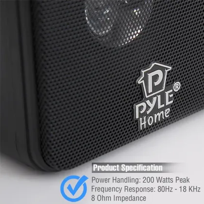Pyle PCB4BK 200W Bookshelf Speaker - image 4