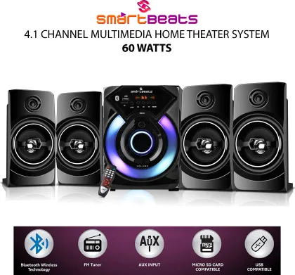 Smartbeats K48 60W Bluetooth Home Theatre - image 5
