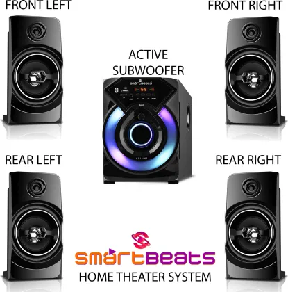 Smartbeats S49 Beats 60W Bluetooth Home Theatre - image 4