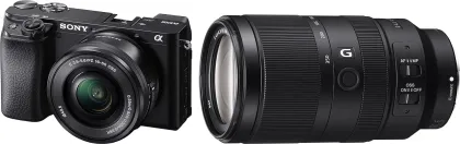 Sony Alpha 6100L 24.2MP Mirrorless Digital Camera with 16-50mm Power Zoom Lens & Sony E 70-350mm F/4.5-6.3 Lens - image 3