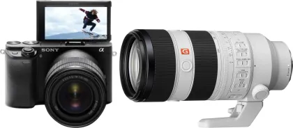 Sony Alpha ILCE-6400 24.2MP Mirrorless DSLR Camera with E 18-135mm F/3.5-5.6 Lens & FE 70–200mm F/2.8 GM OSS II Lens - image 4
