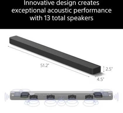 Sony Bravia Theatre Bar 9 with SW5 Wireless Subwoofer - image 3